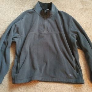 Men's Large Athletic Works Gray Quarter-Zip